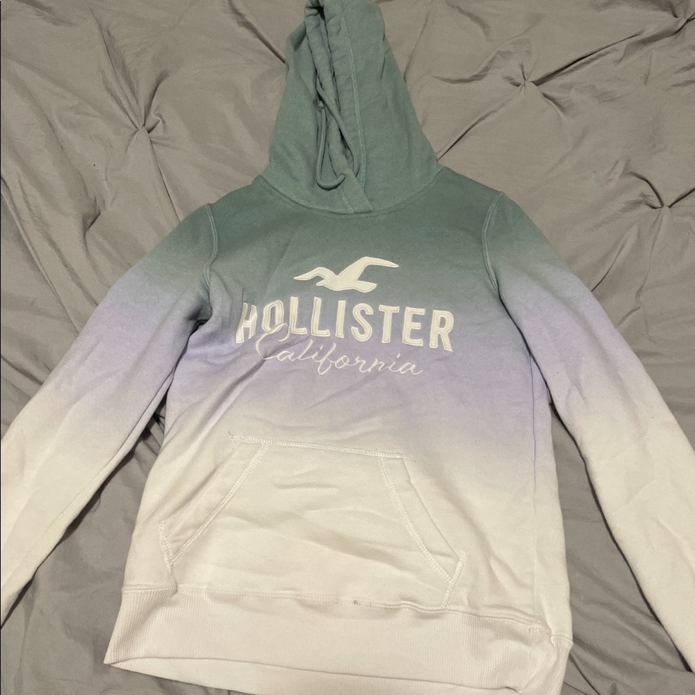 ombré sweatshirt light purple,blue,white